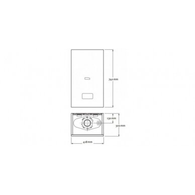 Protherm Gepard 18/25MKV (19,1 кВт) газовый конденсационный котел с мгновенным подогревом горячей воды 1
